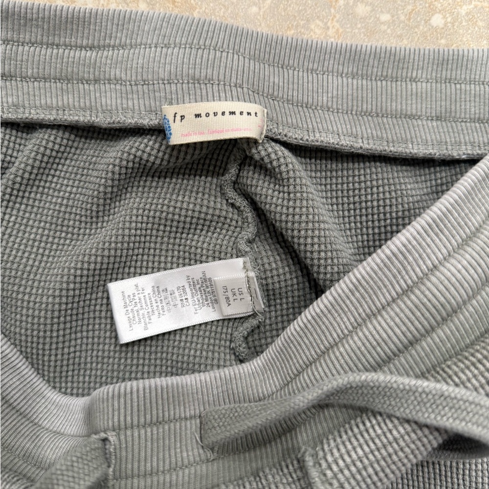 Free People Gray Oversized Long Sleeve Hoodie - Picture 8 of 9